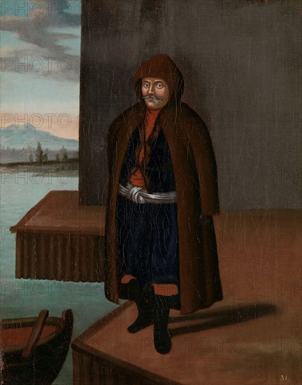 Man from the Island of Patmos, 1700-1737. Creator: Workshop of Jean Baptiste Vanmour.
