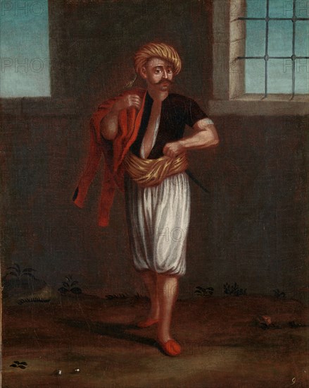 An Albanian Sailor, 1700-1737. Creator: Workshop of Jean Baptiste Vanmour.