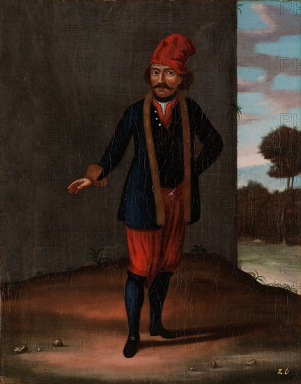 Man from the Island of Kithnos (Thermia), 1700-1737. Creator: Workshop of Jean Baptiste Vanmour.