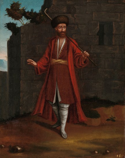 Man from the Bulgarian Coast, 1700-1737. Creator: Workshop of Jean Baptiste Vanmour.