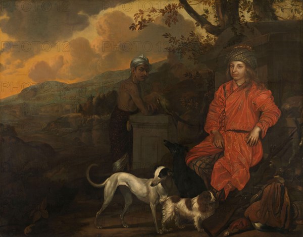 Portrait of Philippus Baldaeus and Gerrit Mossopotam, 1668. Creator: Johan De La Rocquette.