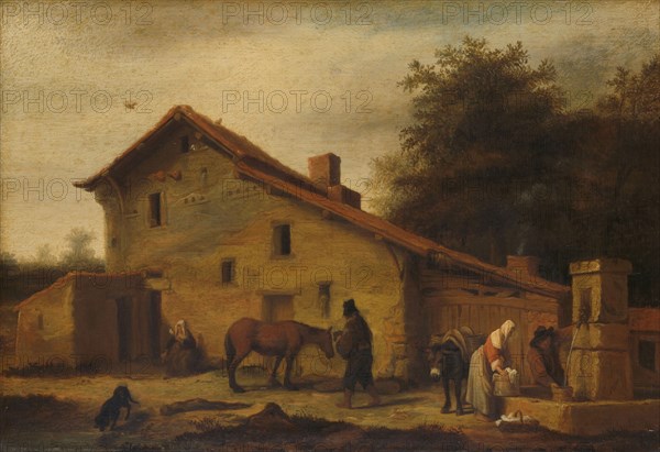 An Inn in the Neighborhood of Nantes, 1640-1660. Creator: Lambert Doomer.