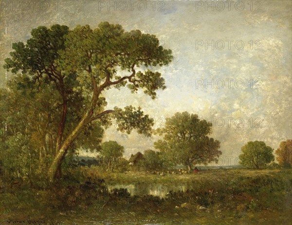 Landscape, 1869. Creator: Leon Victor Dupre.