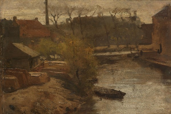 The Noord-West-Buitensingel in The Hague, c.1863. Creator: Matthijs Maris.
