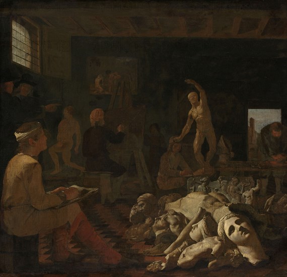 A Painter’s Studio, c.1646-c.1650. Creator: Michiel Sweerts.