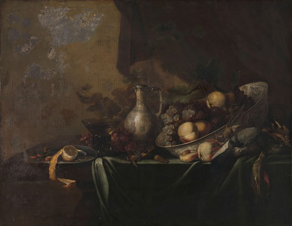 Still Life with Fruit, 1648-1673. Creator: Michiel Simons.