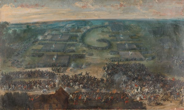 The Battle of Fleurus, 1622, 1630-1640. Creator: Pieter Snayers.