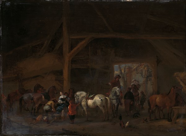 A Stable, c.1665-1668. Creator: Philips Wouwerman.