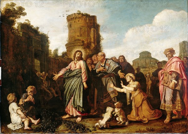 Christ and the Woman of Canaan, 1617. Creator: Pieter Lastman.