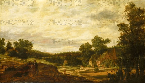 Hilly landscape, 1635. Creator: Pieter Stalpaert.