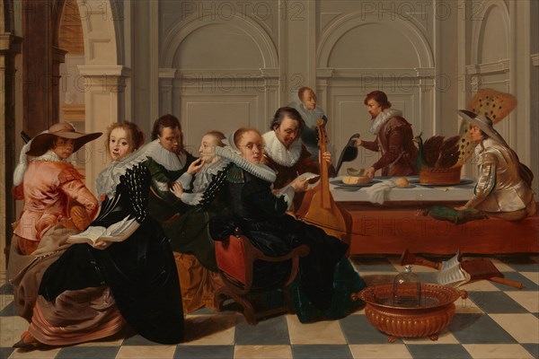 The Musical Gathering, after 1700. Creator: Unknown.