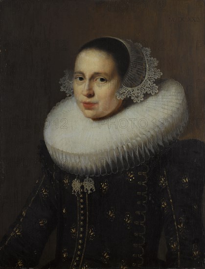 Portrait of Hendrickje Uylenburgh (1600-c.1682), 1629. Creator: Wybrand Simonsz. de Geest the Elder.