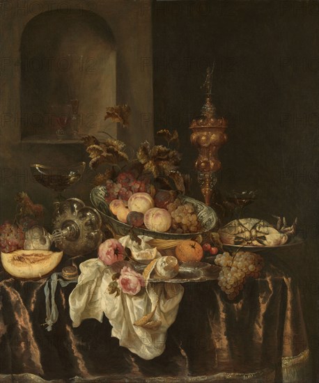 Still Life, after 1655. Creator: Abraham van Beyeren.