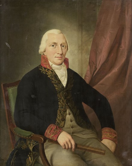 Portrait of Albertus Henricus Wiese, Governor-General of the Dutch East Indies, 1805-1810. Creator: Adriaan De Lelie.