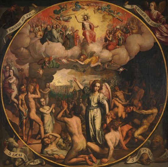 Last Judgment, 1611. Creator: Aert Pietersz..