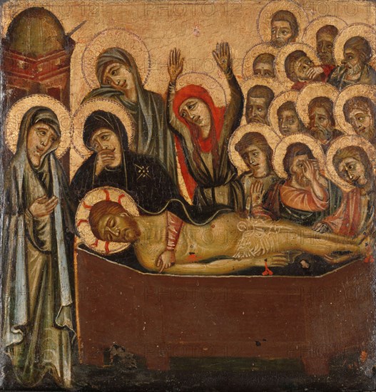 The Deposition and the Entombment, c.1290. Creator: Anon.