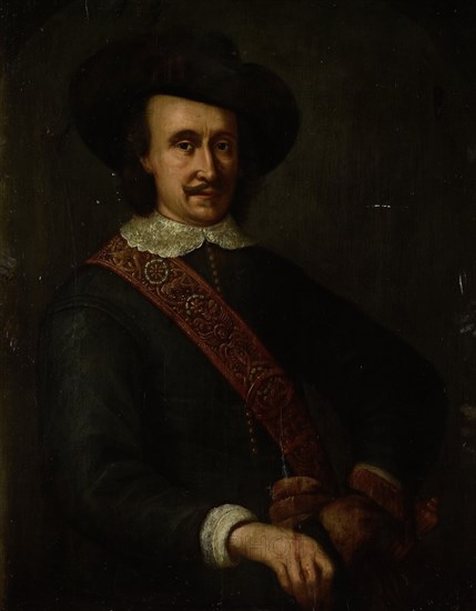 Portrait of Cornelis van der Lijn, Governor-General of the Dutch East Indies, 1645-1675. Creator: Anon.
