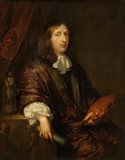 Self-Portrait, 1660-1684. Creator: Gaspar Netscher.