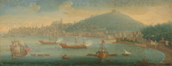 View of Naples, 1675-1750.  Creator: Circle of Gaspar van Wittell.