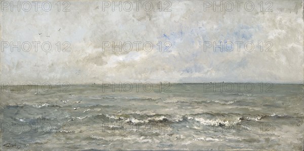 Seascape, 1876. Creator: Charles Francois Daubigny.