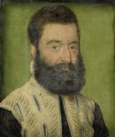 Portrait of Barthélemy Aneau, Head of the Collège de la Trinité in Lyon, c.1535-c.1545. Creator: Corneille de Lyon.