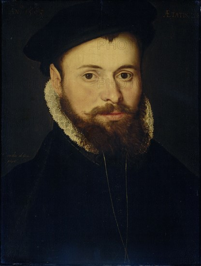 Portrait of a young Man, 1563. Creator: Cornelis de Zeeu.