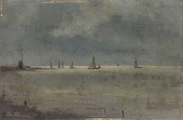 The Zuider Zee, 1885-1900. Creator: Johann Eduard Karsen.