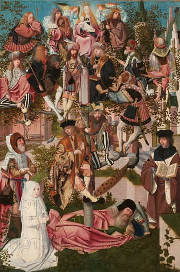 The Tree of Jesse, c.1500. Creator: Geertgen tot Sint Jans (circle of).