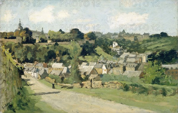 View of Dinant, c.1895-c.1896. Creator: George Poggenbeek.