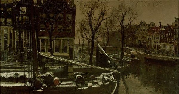 Winter in Amsterdam, c.1900-c.1901. Creator: George Hendrik Breitner.