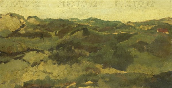 A Heath Landscape, Presumably in Drenthe, c.1880-c.1923. Creator: George Hendrik Breitner.
