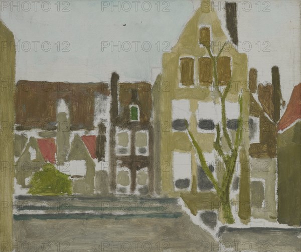 A Group of Houses, c.1880-c.1923. Creator: George Hendrik Breitner.