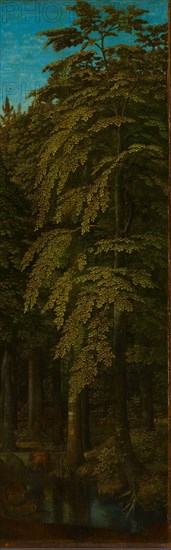 View in a Forest, outer right wing of a triptych, c.1505-c.1515. Creator: Gerard David.