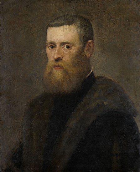 Portrait of a Man, 1550-1575. Creator: Circle of Jacopo Tintoretto.