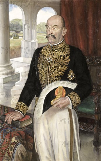 Dirk Fock, Governor-General, 1925.  Creator: Jan Frank.