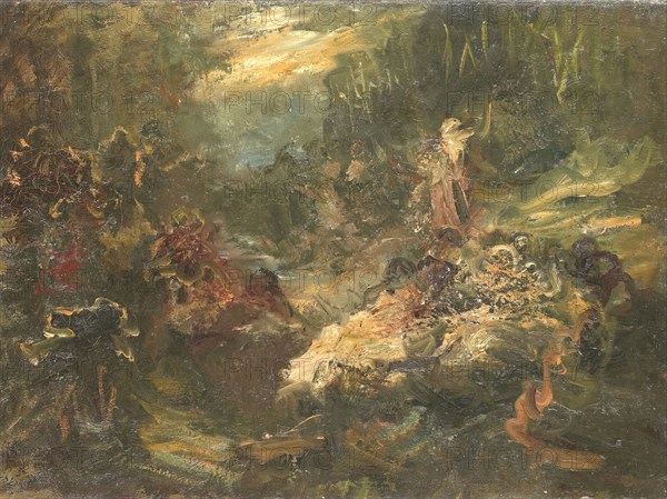 The forest preacher, 1880-1905. Creator: Jan Zürcher.