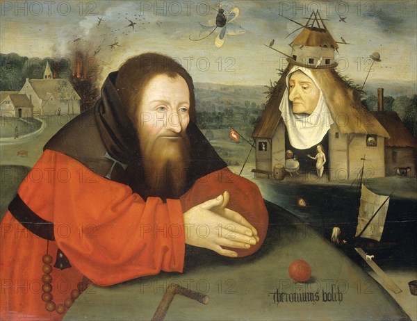 The Temptation of St Anthony, c.1550-c.1600. Creator: Jheronimus Bosch (manner of).