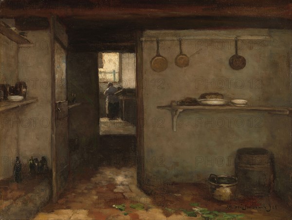 Cellar of the Artist’s Home in The Hague, 1888. Creator: Jan Hendrik Weissenbruch.