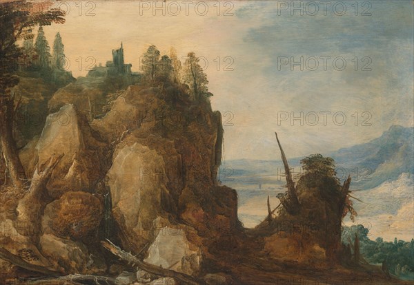 Mountain view, 1590-1635. Creator: Joos de Momper, the younger.