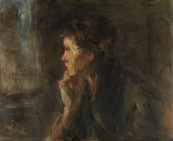 'Meditation', 1896. Creator: Jozef Israels.