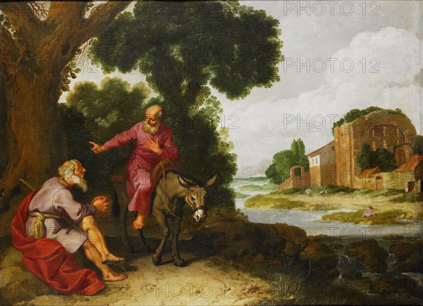 The Prophet of Bethel Meets the Man of God from Judah, 1629. Creator: Lambert Jacobsz..