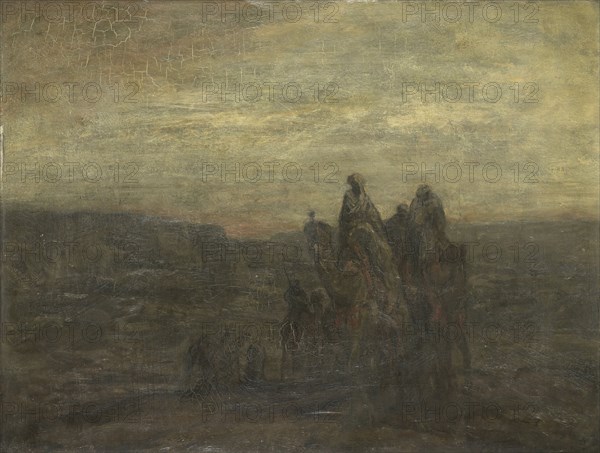 Caravan, 1877-1903. Creator: Marius Bauer.