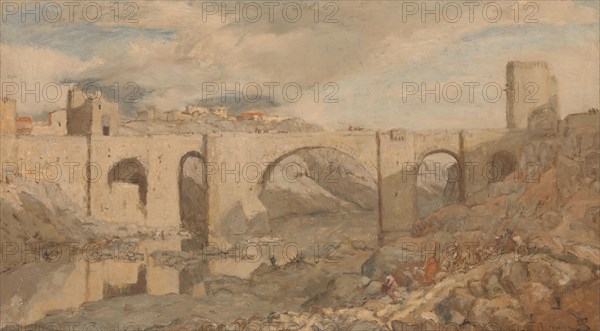 Bridge near Toledo, 1903. Creator: Marius Bauer.