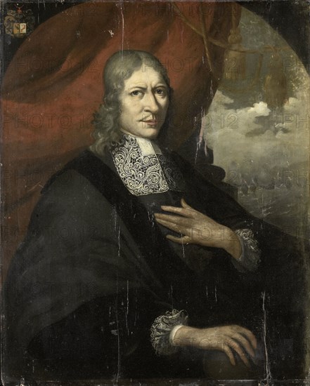 Portrait of Rycklof van Goens, Governor-General, 1680-1700. Creator: Martin Palin.