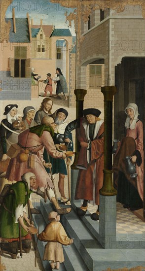 The Seven Works of Mercy, 1504. Creator: Master of Alkmaar.