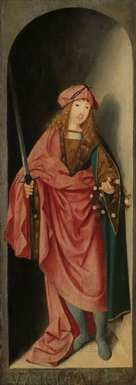 Saint Valerian, left wing of a triptych, c.1490-c.1500. Creator: Master of Brunswick.