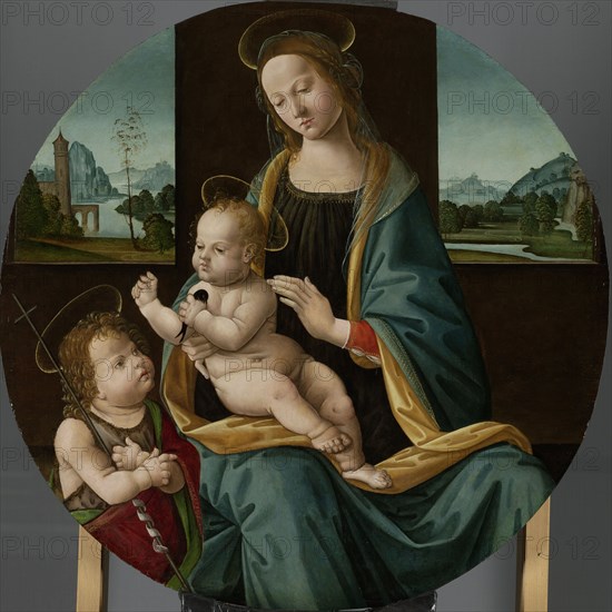 Virgin and Child with the Infant Saint John the Baptist, c.1490-c.1515. Creator: Meester van de Conversazione di Santo Spirito.