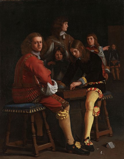 The Draughts Players, 1652. Creator: Michiel Sweerts.