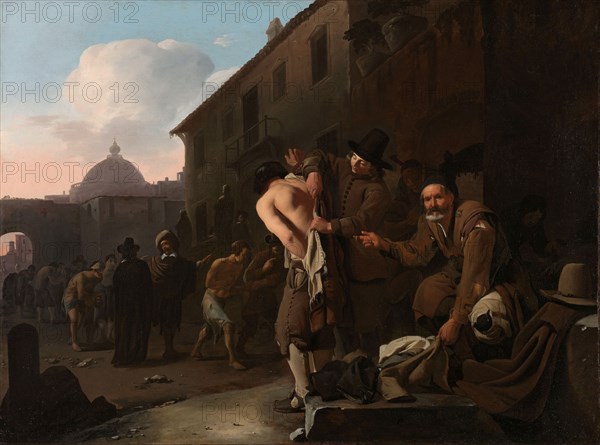 Clothing the Naked, c.1646-c.1649. Creator: Michiel Sweerts.