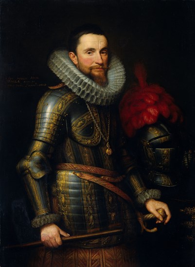 Portrait of Ambrogio Spinola, 1609. Creator: Michiel van Mierevelt.